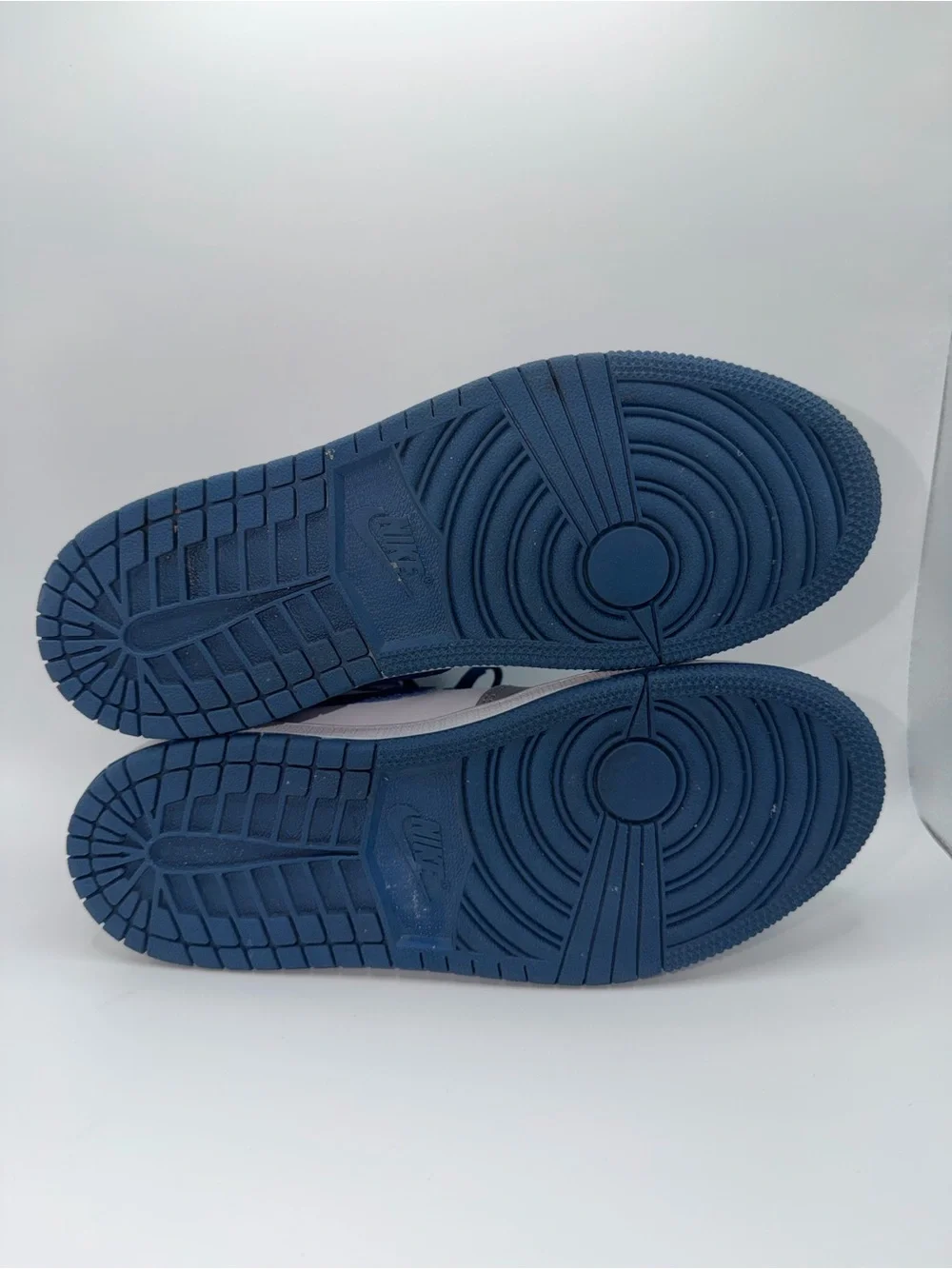 Nike Kids Mid-Top Sneakers - White, Gray & Blue
